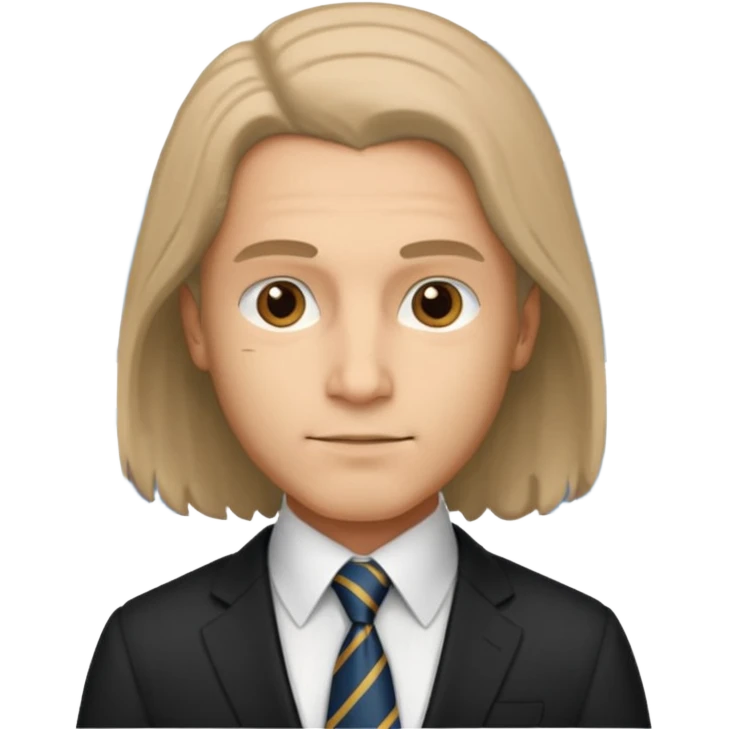 Young leonardo davinci on a stock exchange emoji