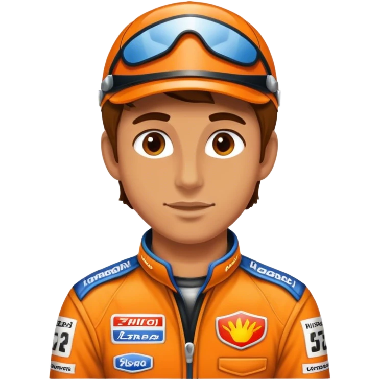 Race car driver  emoji