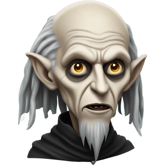 nosferatu with dreadlocks emoji