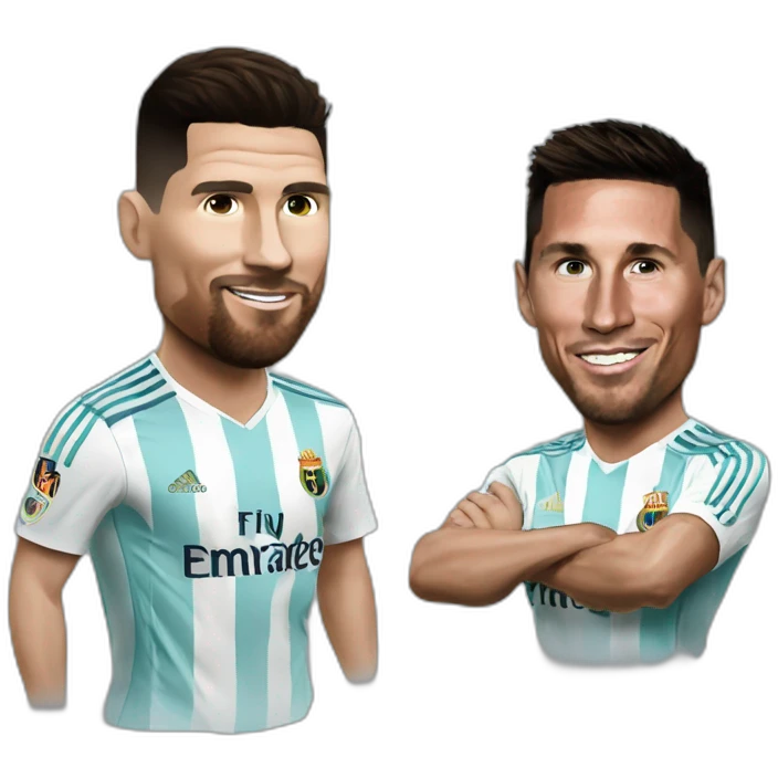 Ronaldo tue messi emoji