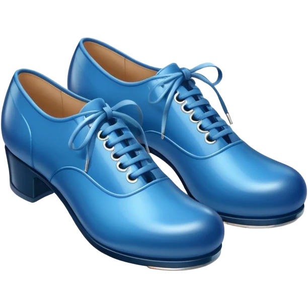 blue tap shoes emoji