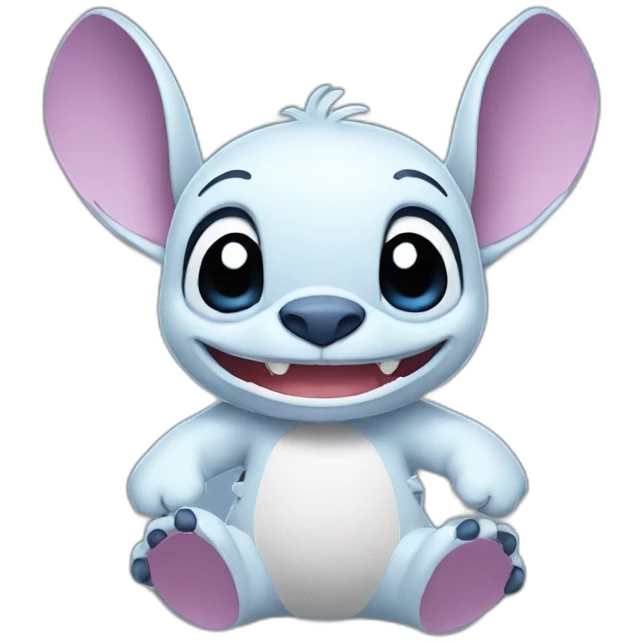 Stitch blanc emoji