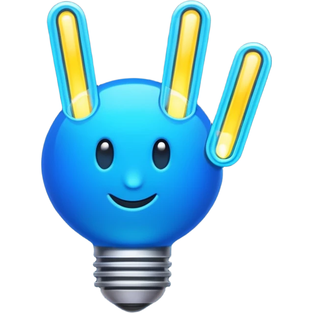 Neon word FUSSEL emoji