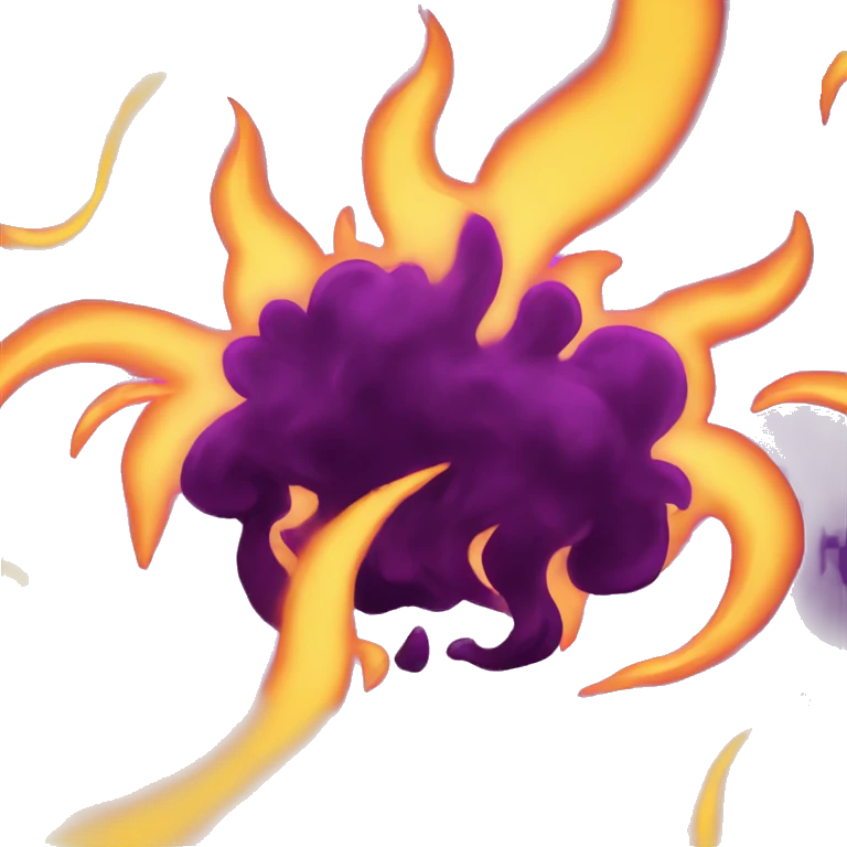 purple fire emoji
