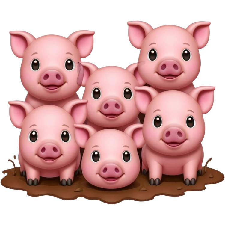 group of pigs emoji