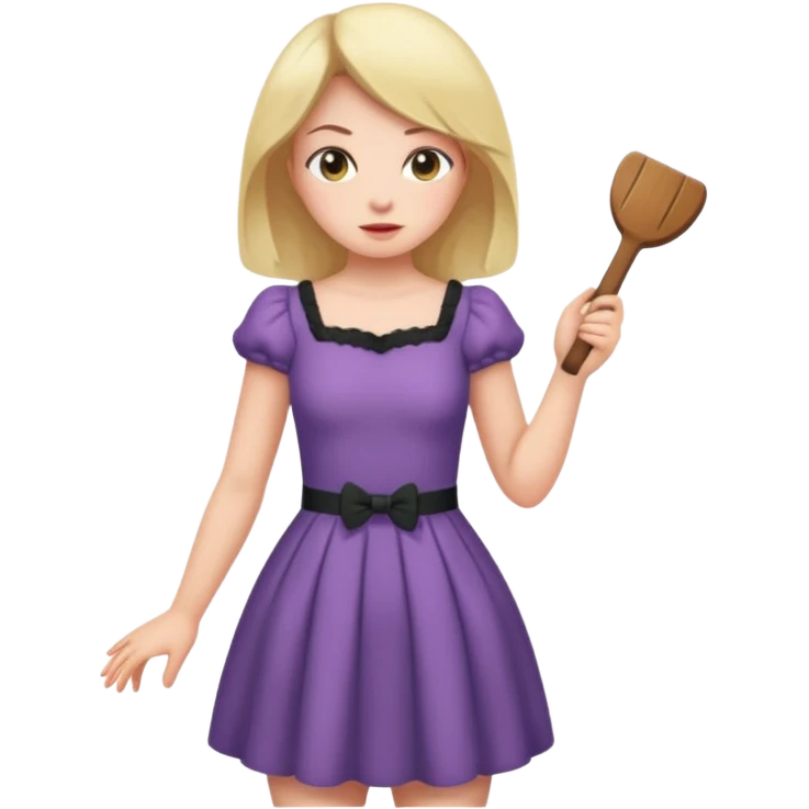 A girl spanking her butt emoji