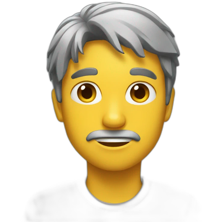 Chat gris emoji
