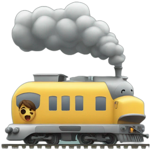 Train-eating emoji
