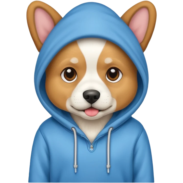 Dog hoddie emoji