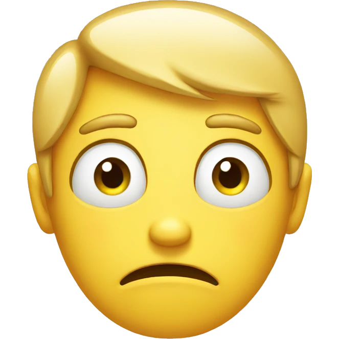 sad face emoji