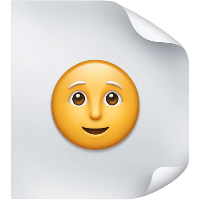 E=mc² on a sheet of paper emoji