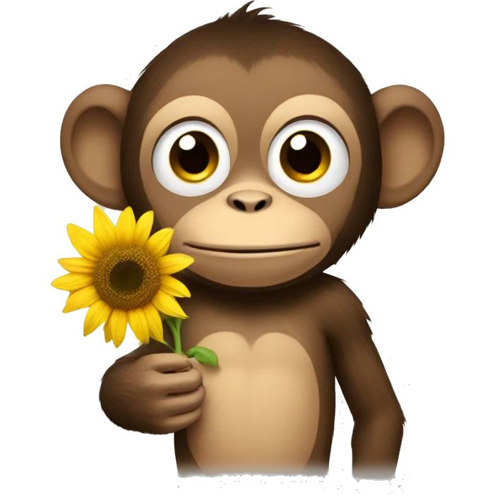 Monkey with sunflower seed bag  emoji