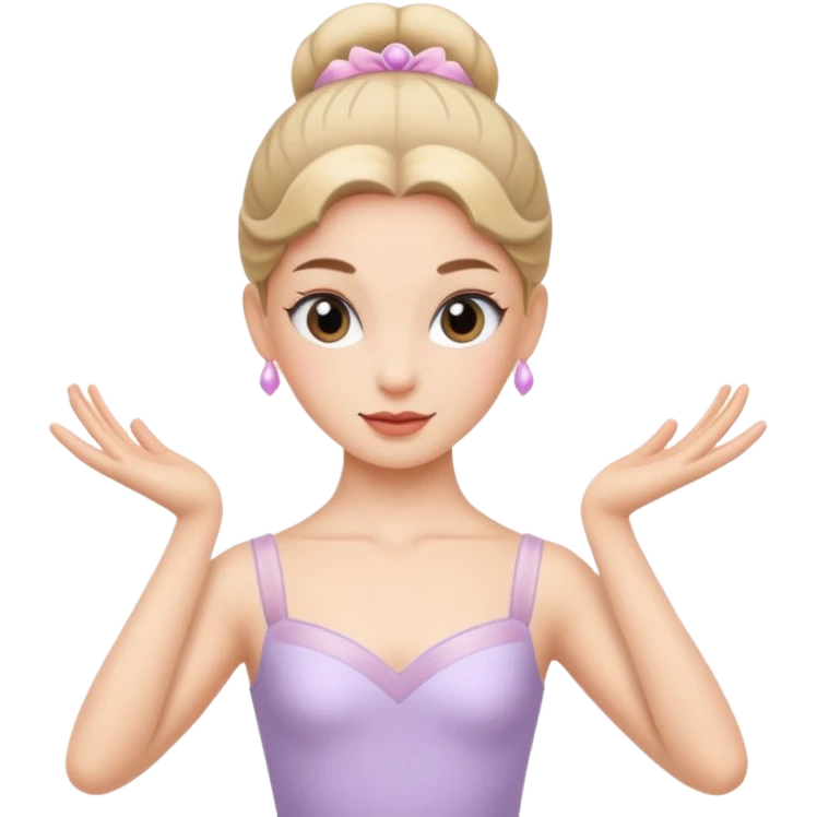 Make ballerina emojis only the head emoji
