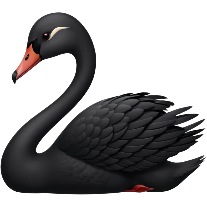 Black swan emoji