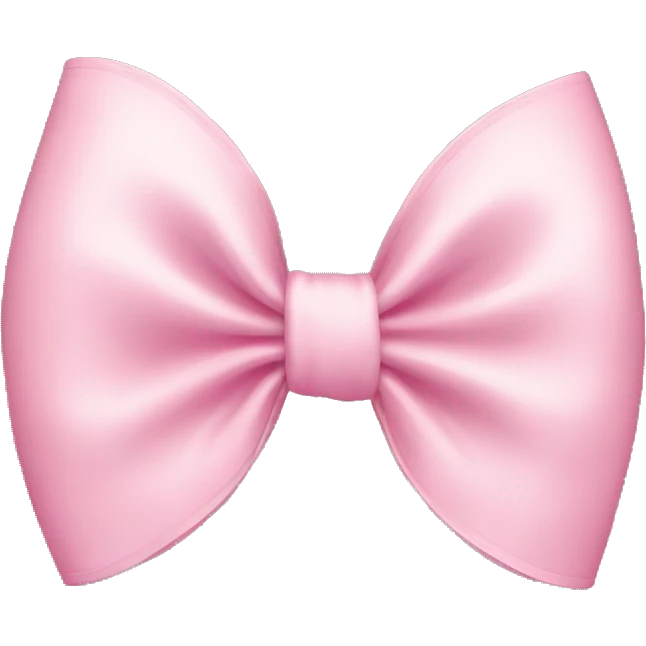 Light pink bow emoji