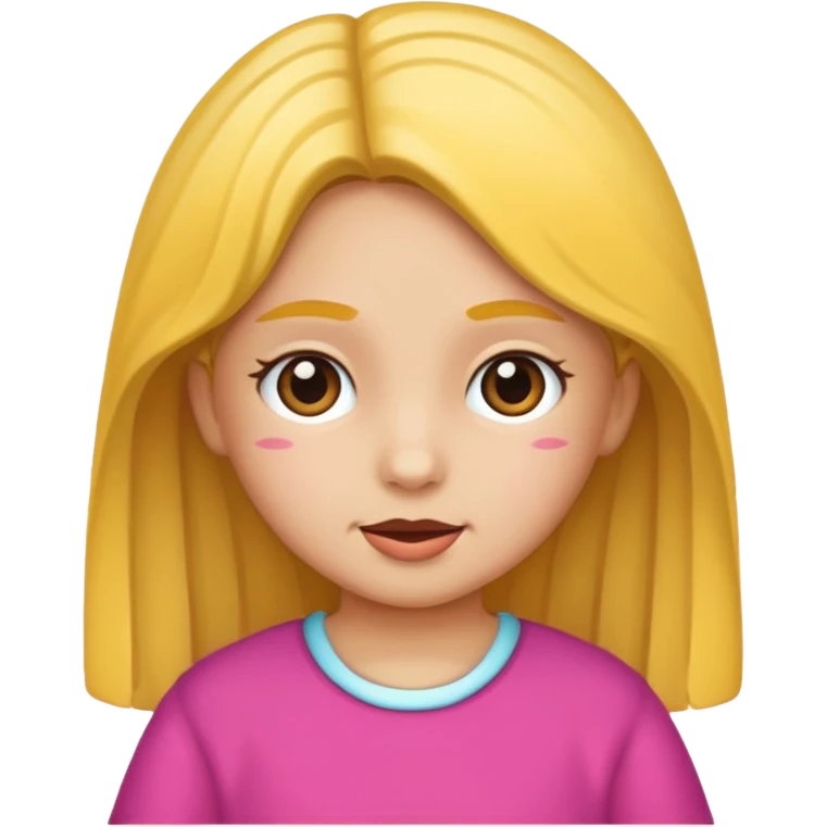 Una niña  emoji