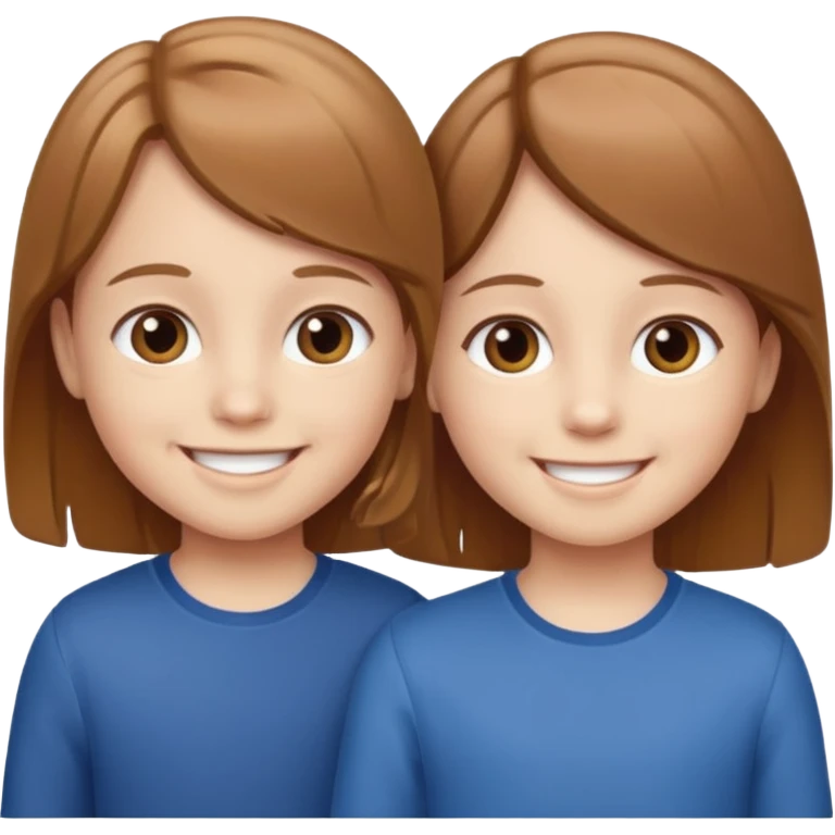 İkiz çocuk emoji