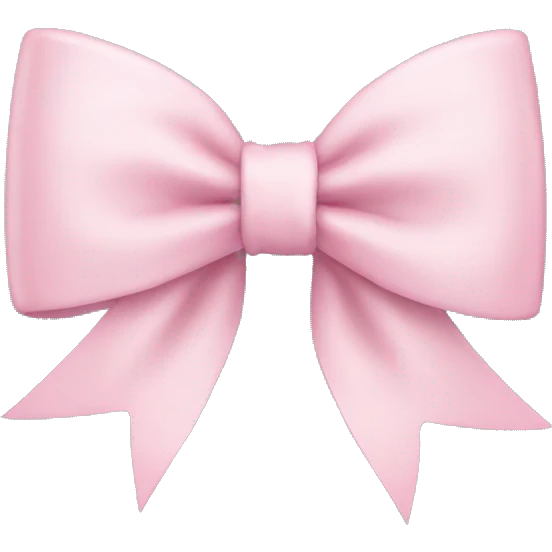Light Pink Bow emoji
