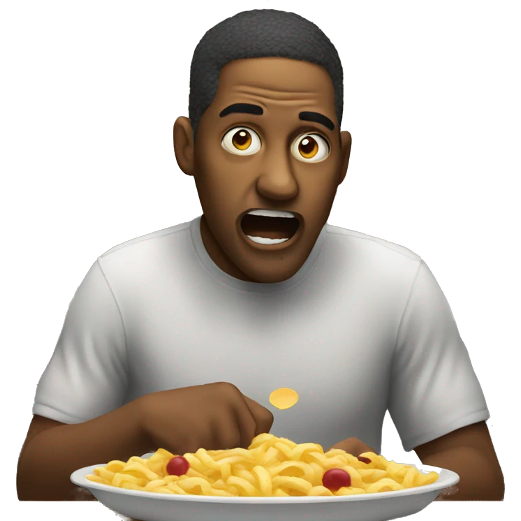 Hungry person emoji