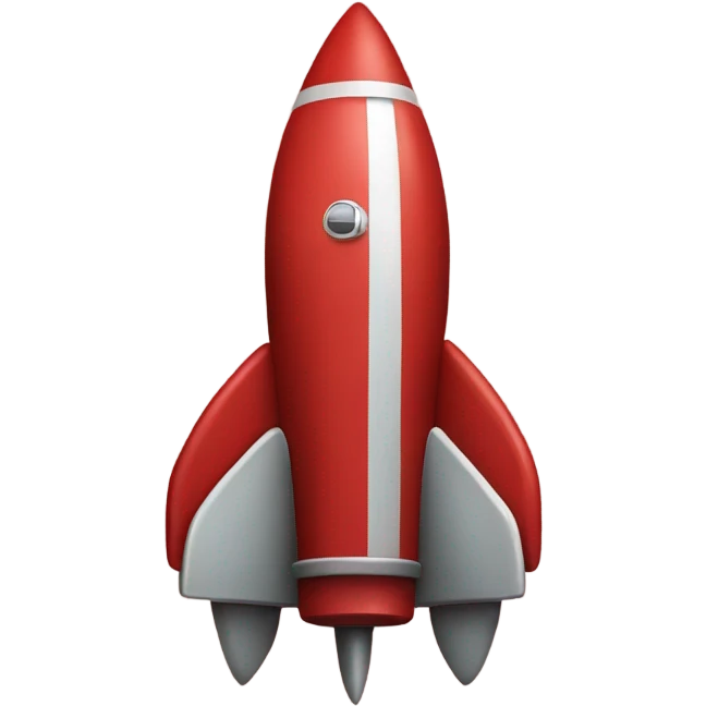 all Red rocket emoji