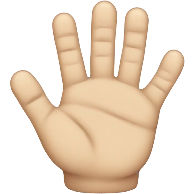 Hand with 7 fingers emoji