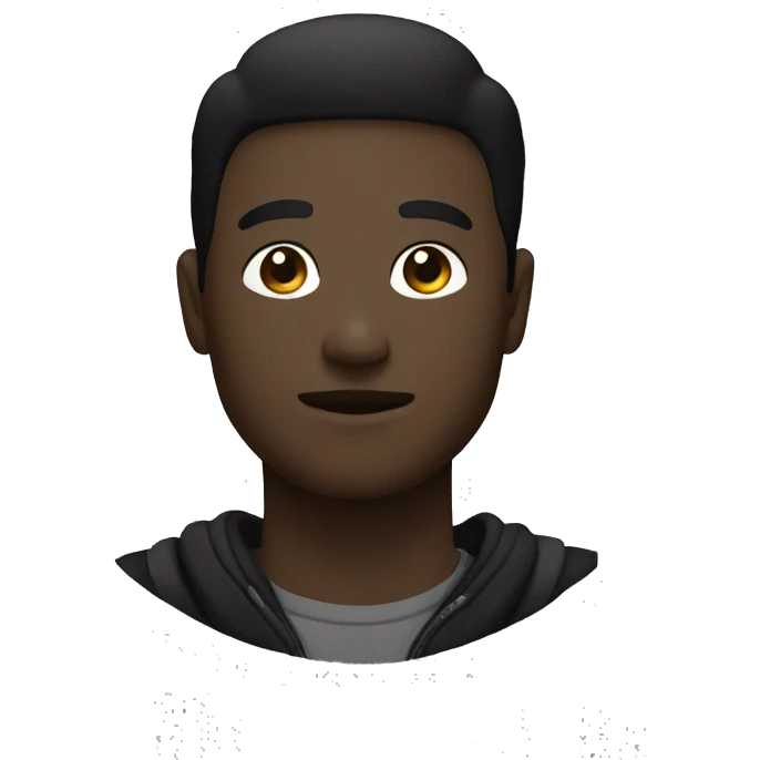 Jeun Homme noir en kamis  emoji