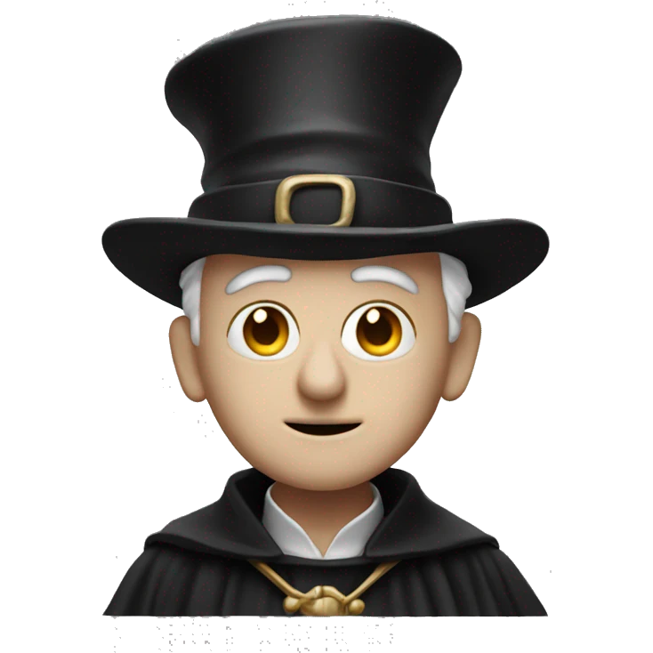 Charlie chaplain as a wizard emoji
