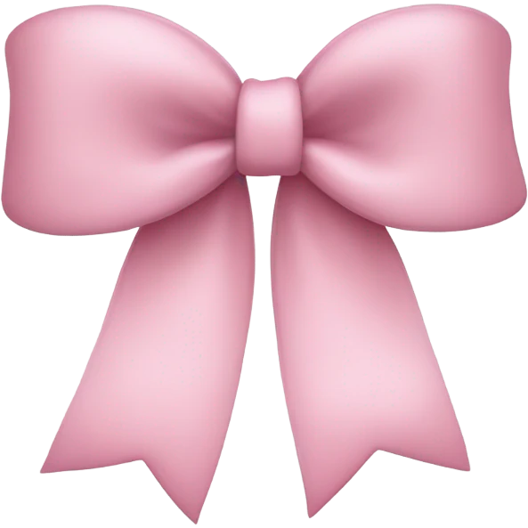 A little thin pink bow with one star emoji