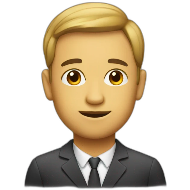 Smart person emoji