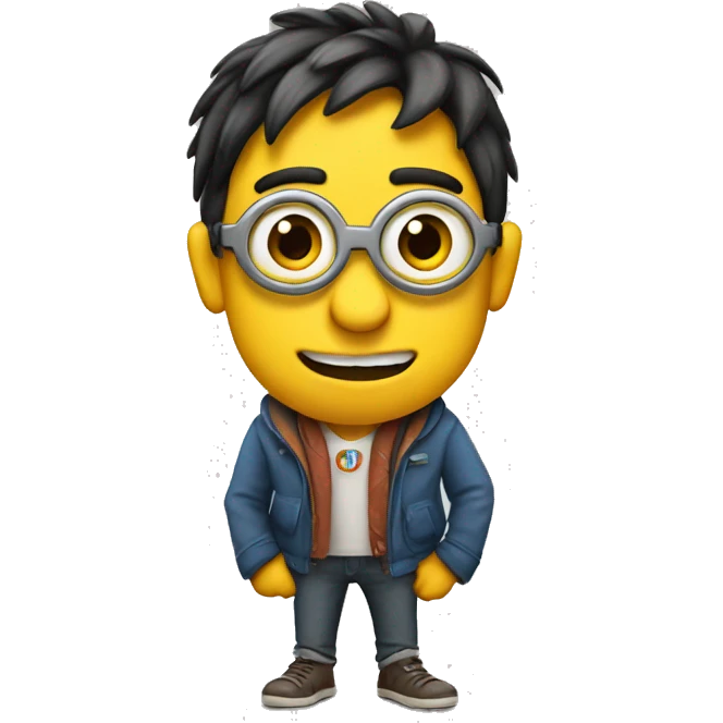 minion as indian student in amsterdam emoji