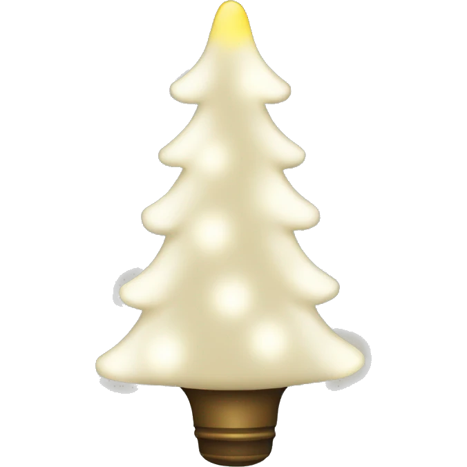 Christmas tree light emoji