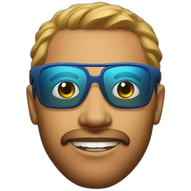 Florida man in club emoji