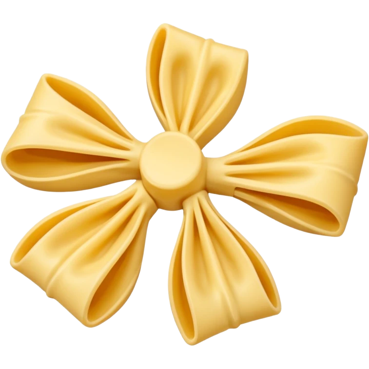 bow shaped pasta, less detailed more dow-light emoji