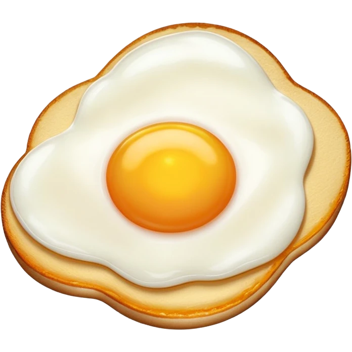 fried egg white only emoji