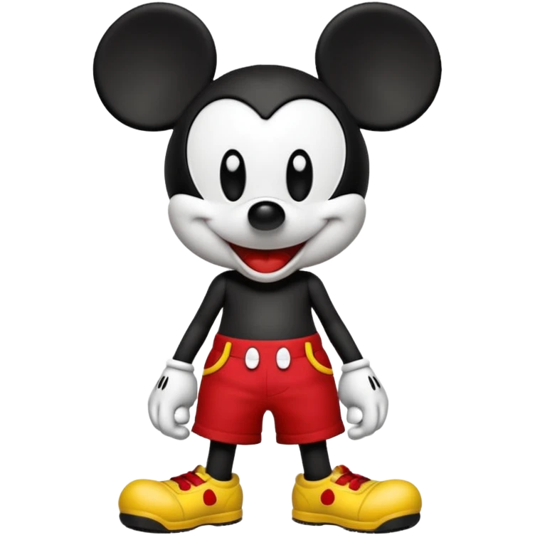 Evil mickey mouse emoji