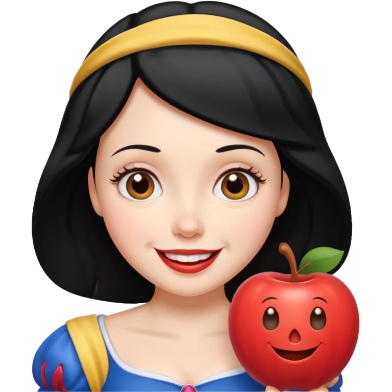 Snow white with penis emoji