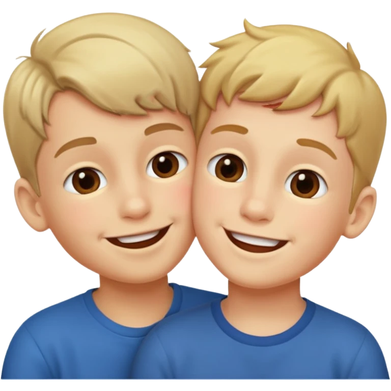 Produce me a emoji where two boys kissing emoji