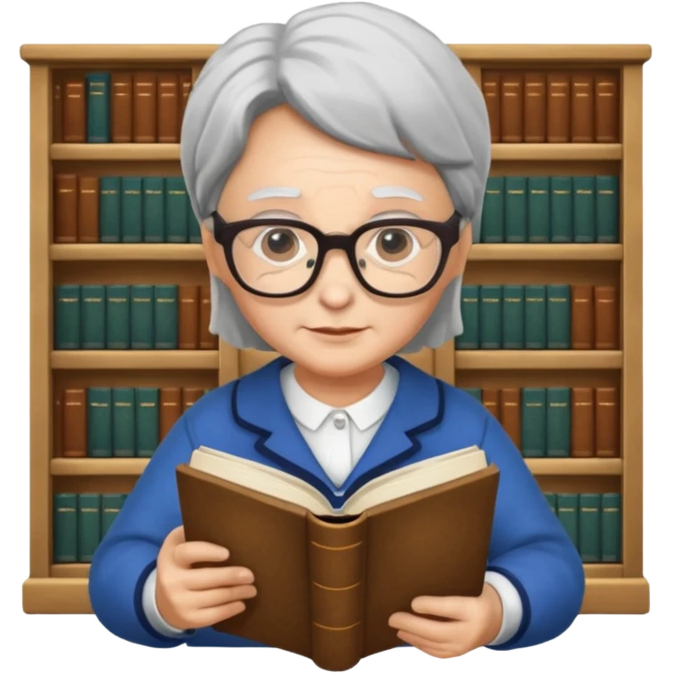 ancient The wise librarian emoji