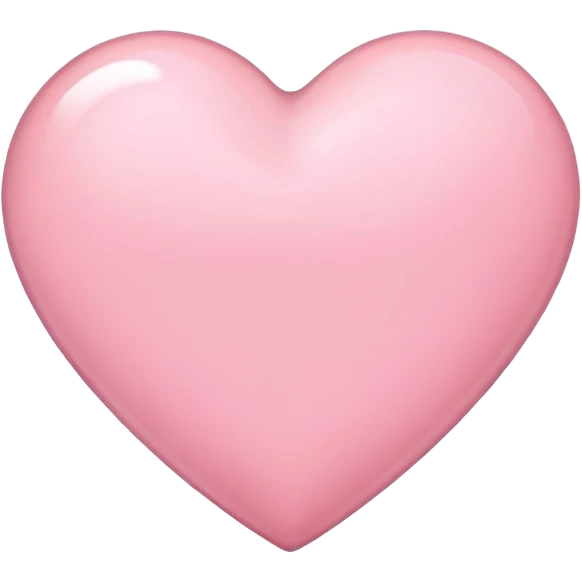light Pink heart emoji