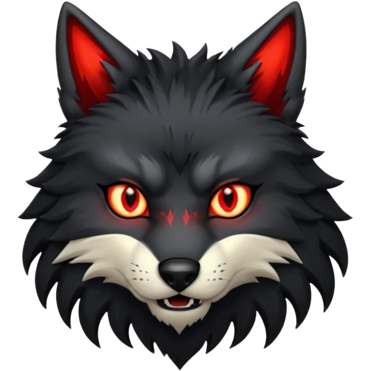 Loup des ténèbres emoji