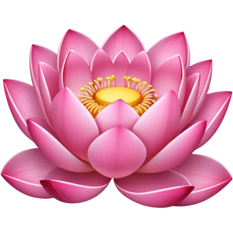 Pink lotus emoji