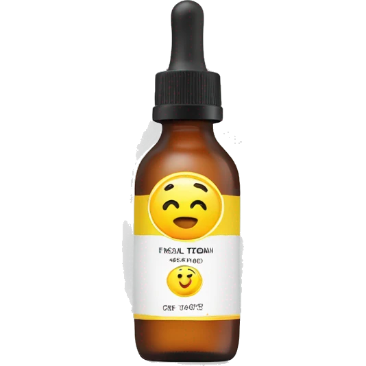facial tonic with label emoji