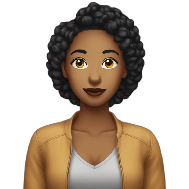 Kira noir emoji