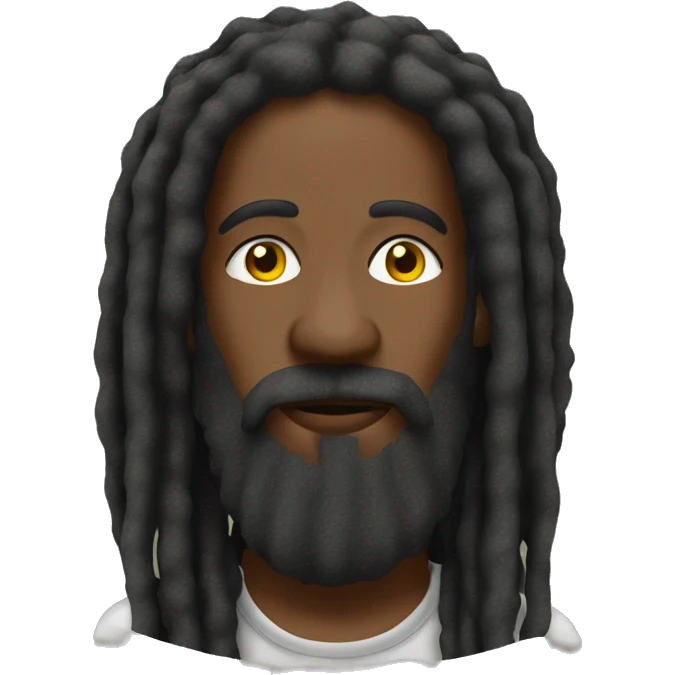 black rastaman joint dreds emoji
