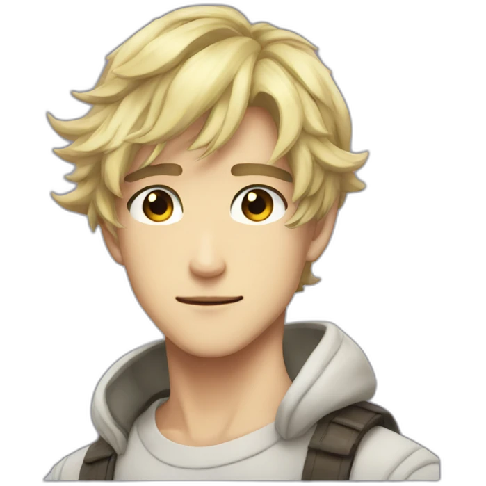 Fabulous anime man emoji