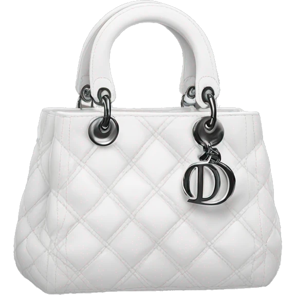 Dior bag white emoji
