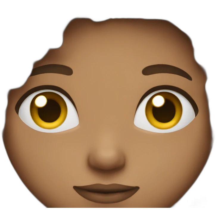 brown hair emoji