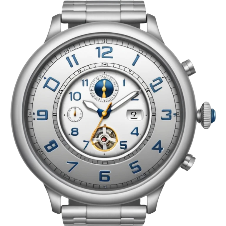 A hand with a watch emoji