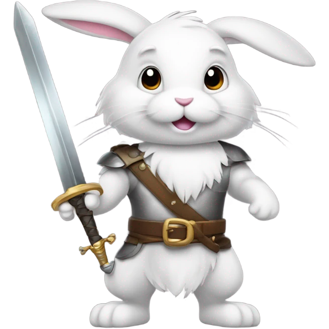 Bunny with a sword  emoji