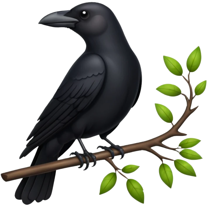 Black Crow emoji